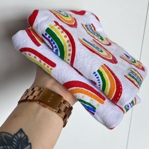 Rainbow towels